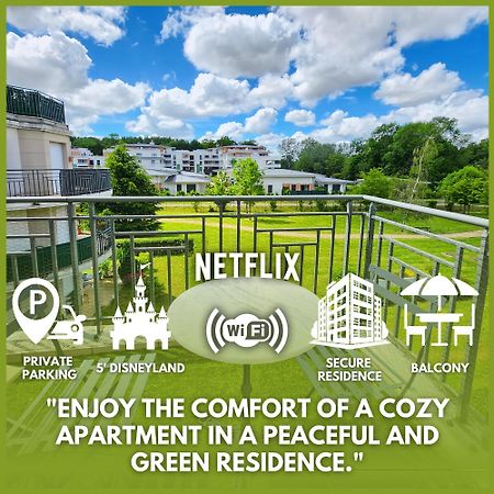 Appartement, Balcon, Parking, 5' Disneyland Монтеврен Екстериор снимка